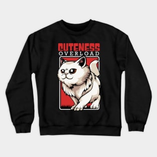 Persian Cat - Cuteness Overload - Cute Kawaii Cat Crewneck Sweatshirt